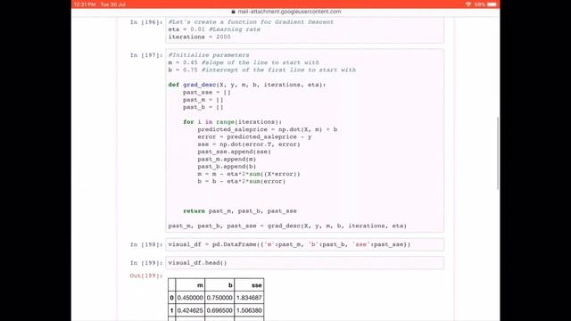 Python Project 1 | Simple Gradient Descent | Part B смотреть онлайн