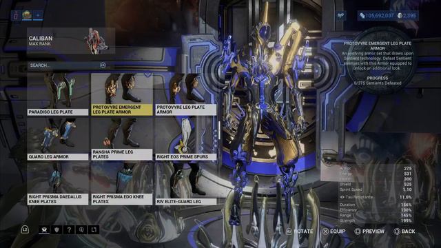 Warframe- Protovyre Emergent Armor [95 Sentient Kills] смотреть онлайн