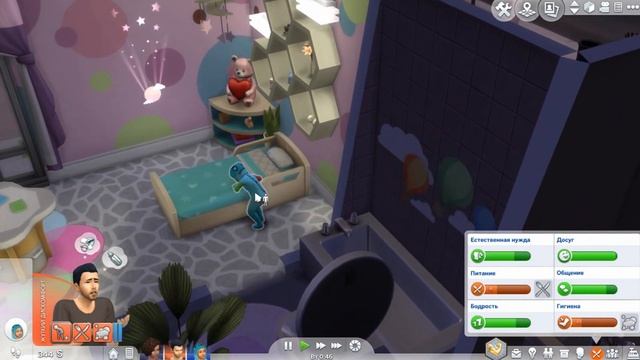 The Sims 4 Родители | Бедный малыш! - #4 смотреть онлайн