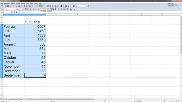 Wie sortiert man richtig (Open Office Calc oder Excel) смотреть онлайн