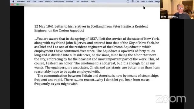 MJM Virtual Parlor Chat: A Brief History Of The Old Croton Aqueduct