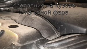 Замена лампочки ближнего света. Elantra\Avante. Replacing the low-beam bulb