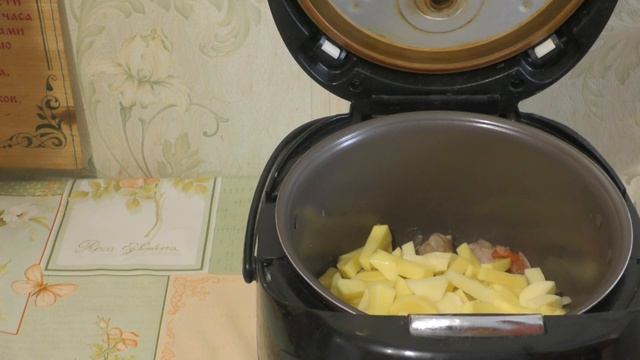 «Жаркое» с куриной печенью в мультиварке смотреть онлайн