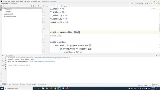 Snake Game Development(Part 1)| Pygame series #5 | Python Game Development смотреть онлайн