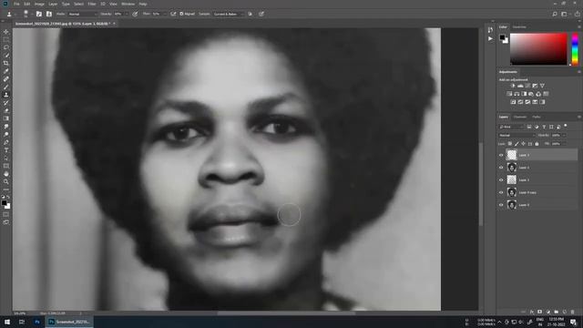 Photo Restoration | Photoshop | Face Clarity | Removing Dust And Scratches