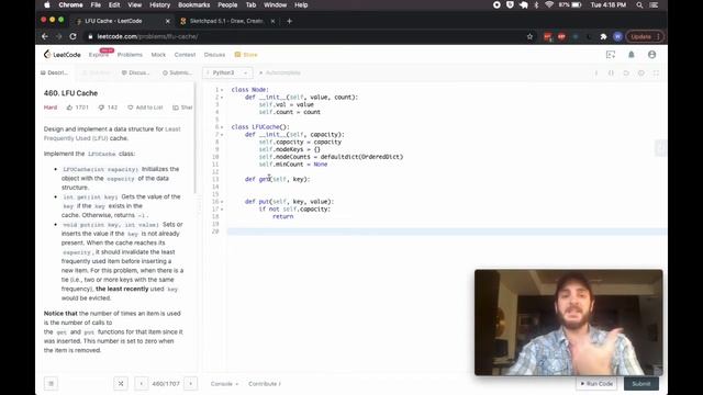 LFU CACHE (Leetcode) - Code & Whiteboard смотреть онлайн