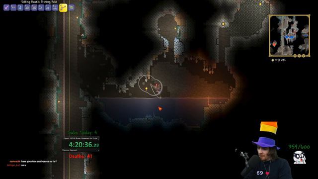 Terraria Challenge 1 HP Expert #9 смотреть онлайн