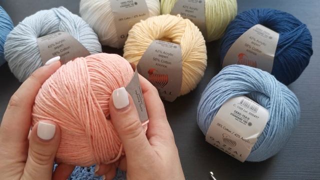 #пряжа // про пряжу Jeans Gazzal // знакомство и лёгкое сравнение с Jeans YARNART