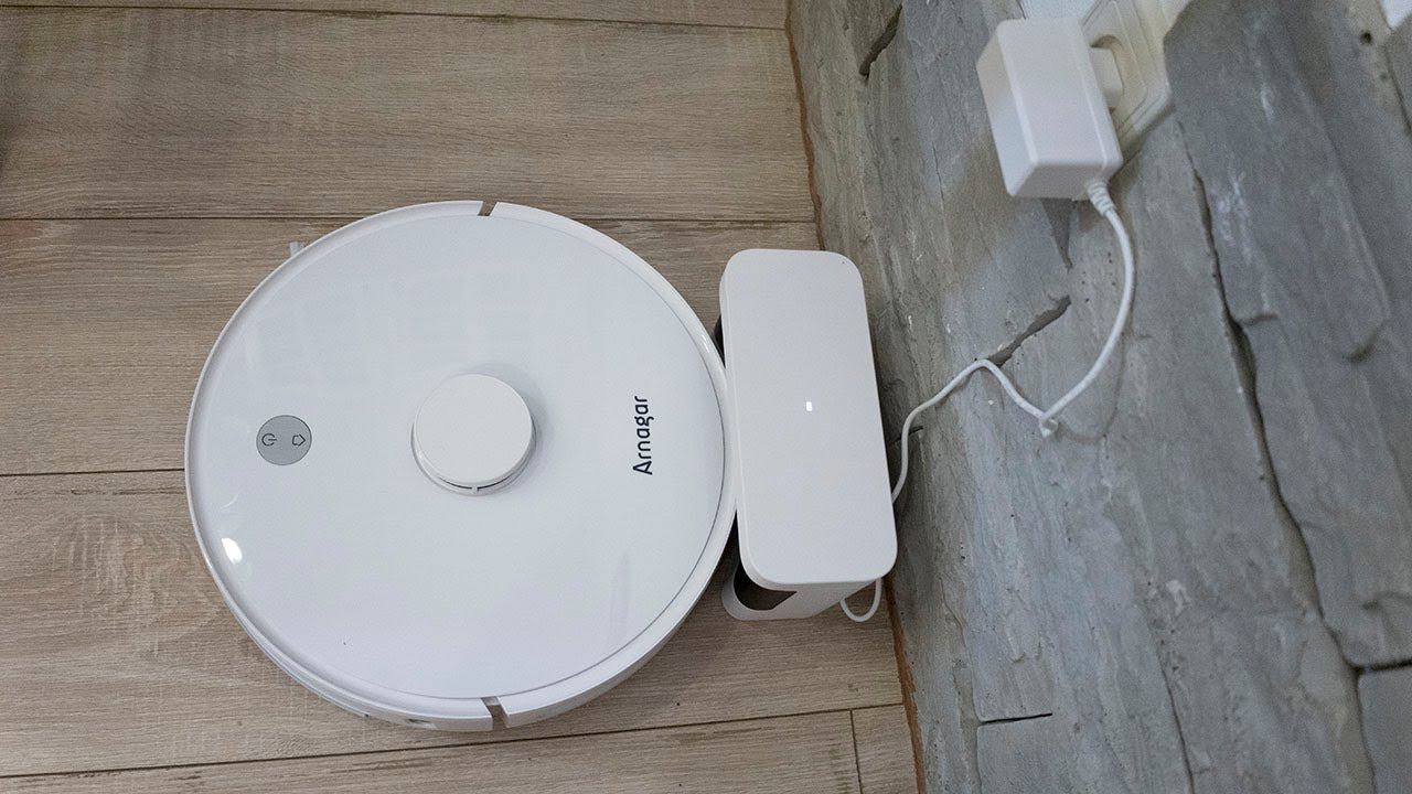 Arnagar S8 - недорогой робот пылесос с лазерной навигацией смотреть онлайн