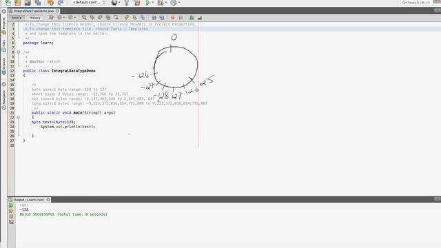 Java byte Datatype Sample Program (Java Course) смотреть онлайн