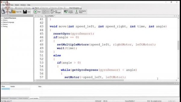 Вебинар. Использование датчиков VEX IQ для навигации