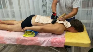 Ударная правка позвоночника  или веселый пациент.