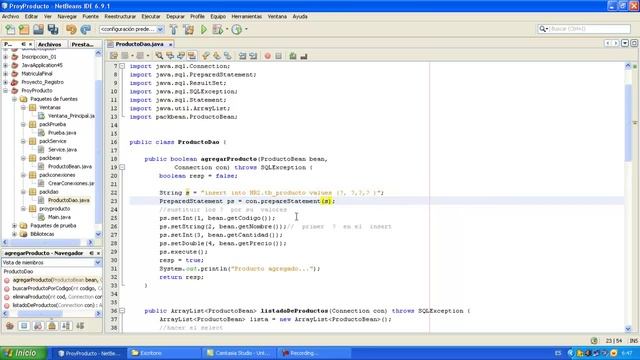 INSERT en mi tabla Oracle-Java смотреть онлайн