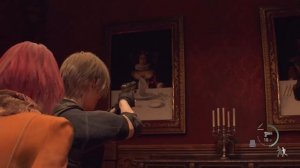 Resident evil 4 remake голова змеи глава 9 \ Resident evil 4 remake обеденный зал головоломка