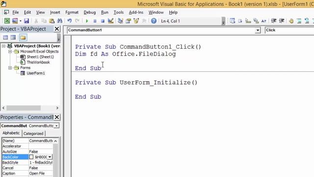 Excel VBA Programming Basics Tutorial # 16 | Two ways to open Excel Files using VBA смотреть онлайн