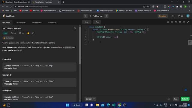290- Word Pattern ?? | HashMap | Strings смотреть онлайн