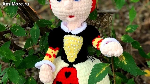 Амигуруми: схема Королева. Игрушки вязаные крючком - Free crochet patterns. смотреть онлайн