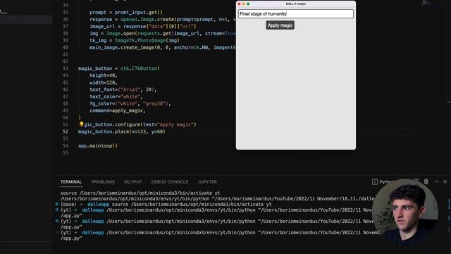 Building a Text to Image App USING AI! [OpenAI DALLE 2 API] смотреть онлайн