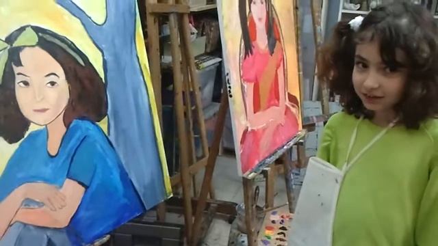 АШДОД.KARANDASH ART.ЖИВОПИСЬ АКРИЛИКом рисуют ДЕТИ. смотреть онлайн