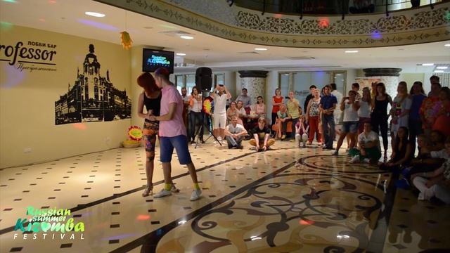 Андрей и Кристина, free style, Russian Summer Kizomba Fest 2014 4:14 смотреть онлайн