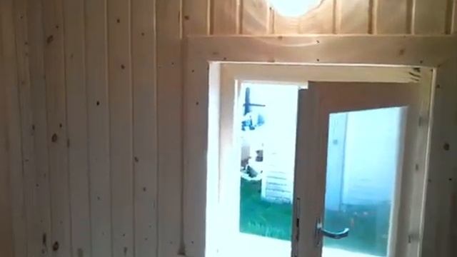 Готовую баню 5x4,6 м.привезли на участок. Мечта дачника. смотреть онлайн