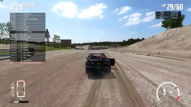 Next Car Game (Wreckfest) Endurance at Sandstone Raceway смотреть онлайн