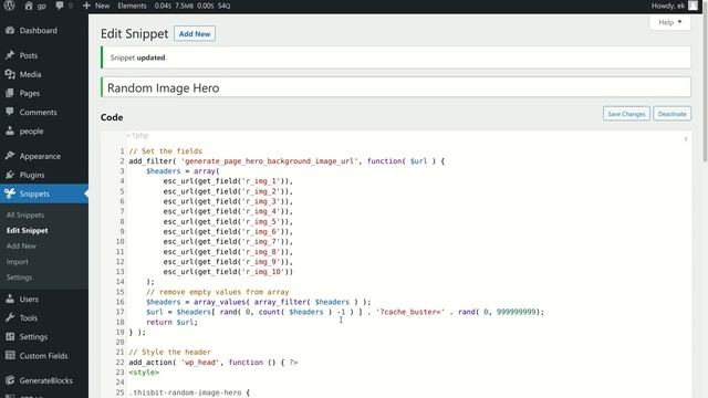 Building a random image hero section with GeneratePress, ACF and CSS grid смотреть онлайн