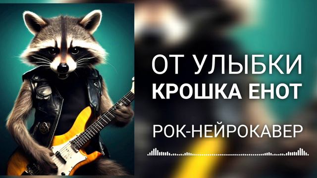 От улыбки - Крошка Енот (Рок-Нейрокавер | AI Cover) смотреть онлайн