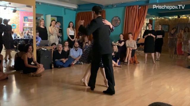 Facundo Gallo & Ekaterina Lebedeva, Милонга Sueño Azul 8.10.2020 смотреть онлайн