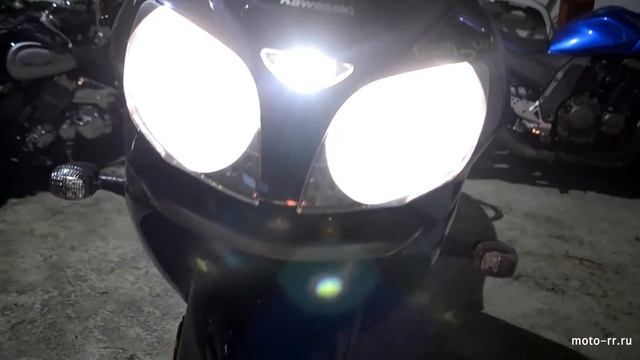 KAWASAKI ZX-9R NINJA 2000. Детальное видео MOTO-RR смотреть онлайн