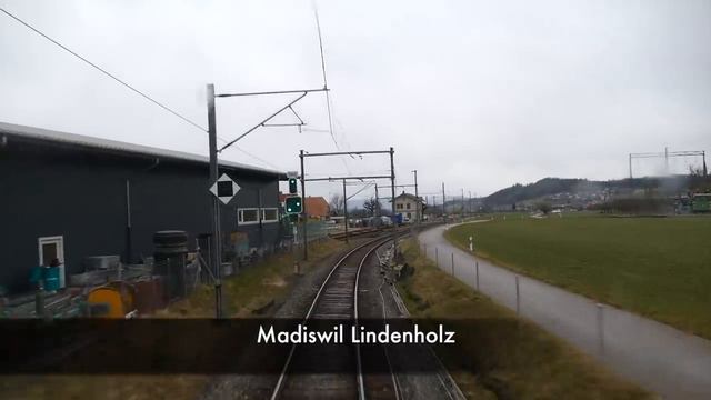 Путешествие на поезде Люцерн – Волхузен – Лангенталь – Базель, Швейцария смотреть онлайн