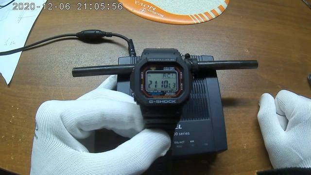 Радио синхронизация времени Часов CASIO GW-M5610