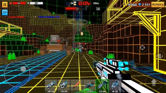 Pixel Gun 3D - Alien Weapons Clan Siege Battle смотреть онлайн