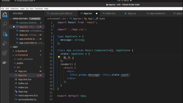 NestJS/React EP02.u - สร้าง API ส่งข้อความและให้ frontend เรียก (ทำโดย class component และใช้ hook) смотреть онлайн
