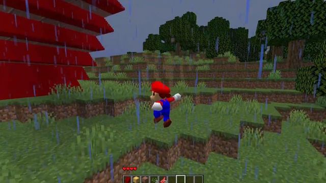 Trying Out Mario 64 in Minecraft.. (Retro64) смотреть онлайн