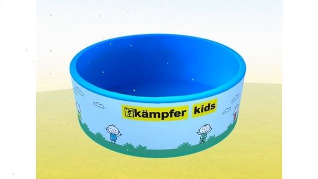 Сухой бассейн, голубой, без шаров, 100х100х33см (Kampfer Kids) обзор Kampfer Kids-02 смотреть онлайн