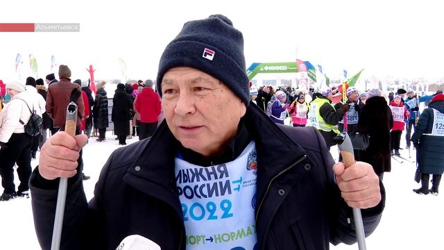 «Лыжня России-2022» прошла в Альметьевске на новой трассе смотреть онлайн