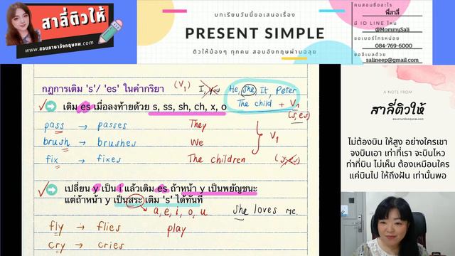 ติวสอบ - การใช้ Present Simple อย่างละเอียด พร้อมแนวข้อสอบ смотреть онлайн