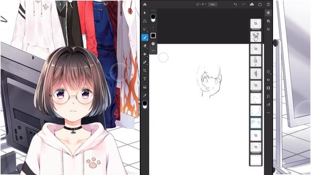 【機能が少ない…？】iPad版PhotoShop　辛口レビュー！ #乾物ひもの смотреть онлайн
