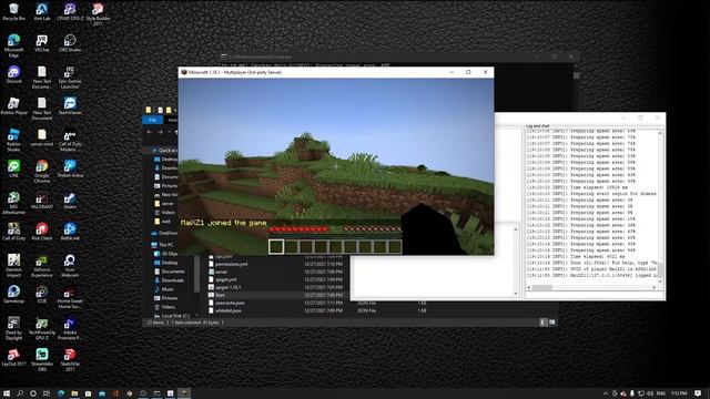 ✏สอนวิธีการเปิดเซิฟMinecraft ◤Ver1.18.1◥ смотреть онлайн
