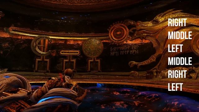 God of War PS4 : Tyr's Temple Vault Drowning Puzzle (Moon Sun Midgard) смотреть онлайн