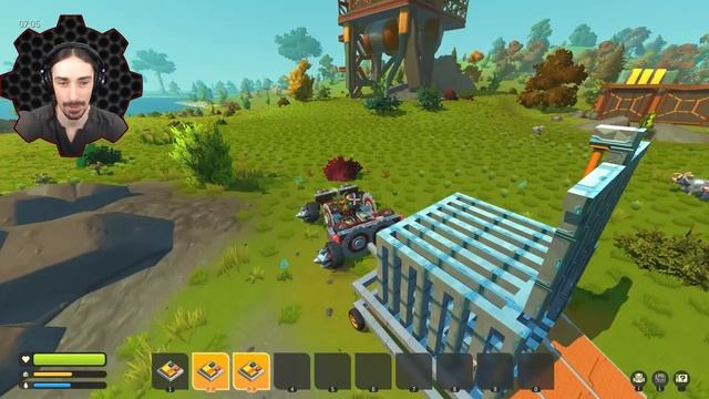 I Built a Haybot Cage That Keeps Them Trapped Inside! - Scrap Mechanic Survival Mode [SMS 32] смотреть онлайн