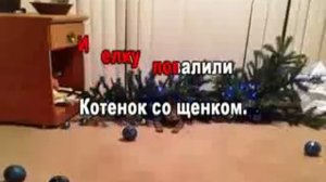 Котенок и щенок караоке