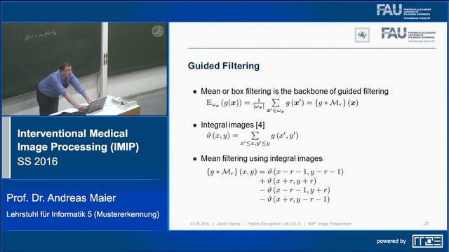 Interventional Medical Image Processing (IMIP 2016) - Lecture 6 смотреть онлайн