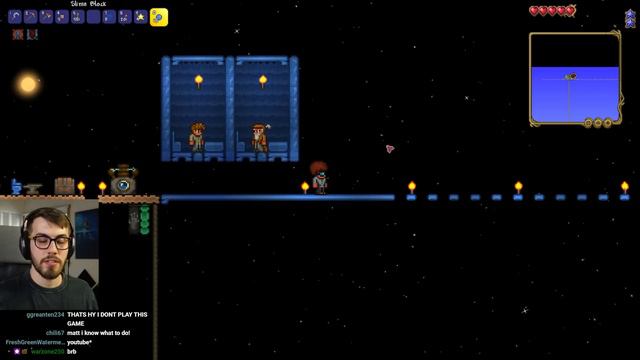 5 hours of Terraria Skyblock almost drove me insane смотреть онлайн