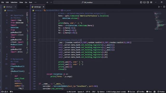 Modbus client and Server with pymodbus and Python смотреть онлайн