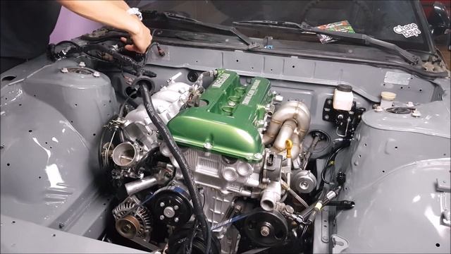 JDMgram's NISSAN 200SX EP.6 NEW ENGINE INSTALL + WIRING смотреть онлайн
