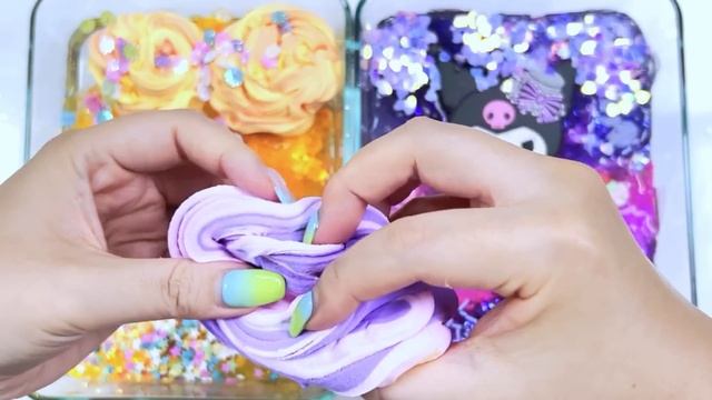 [ASMR]Mixing "Kuromi VS BabyShark" MakeUp Eyeshadow Into Clear Slime. satisfying ,아기상어쿠로미슬라임 (218) смотреть онлайн