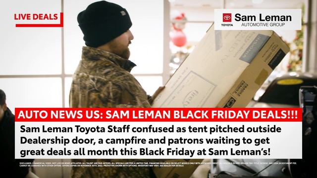 Sam Leman Toyota of Bloomington | BLACK FRIDAY SAVINGS! смотреть онлайн
