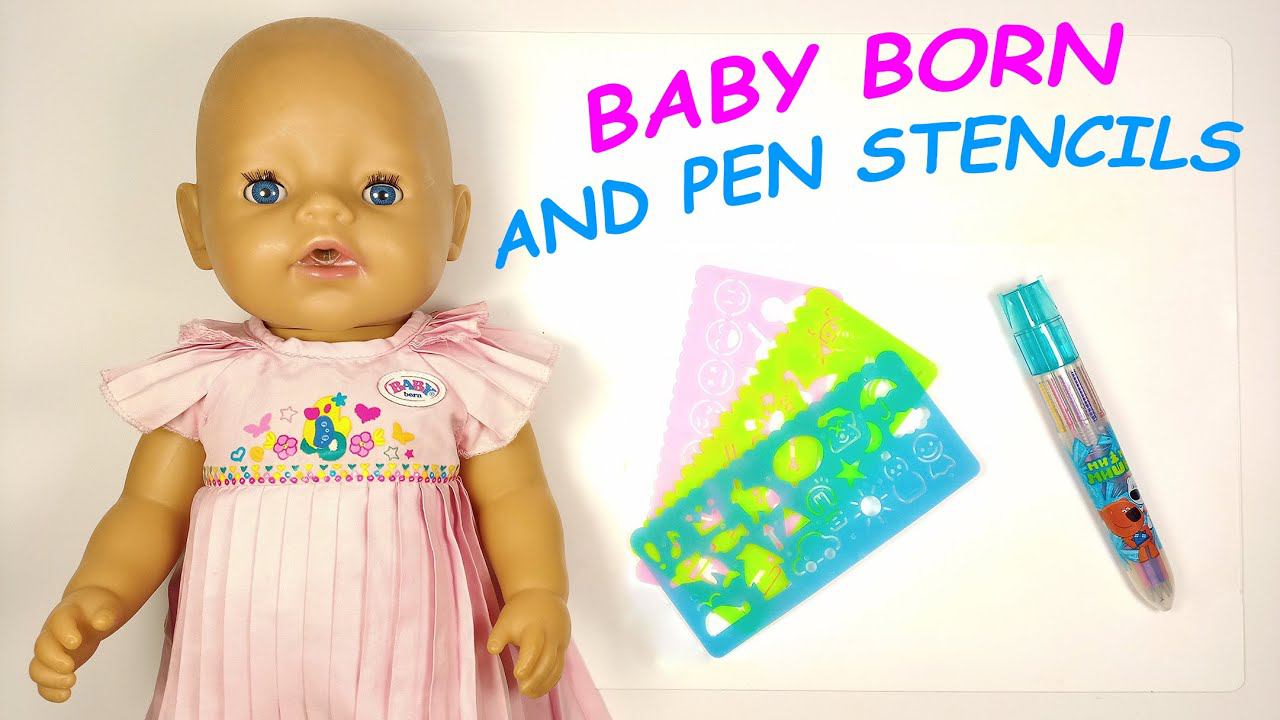 Baby Born and Pen Stencils смотреть онлайн